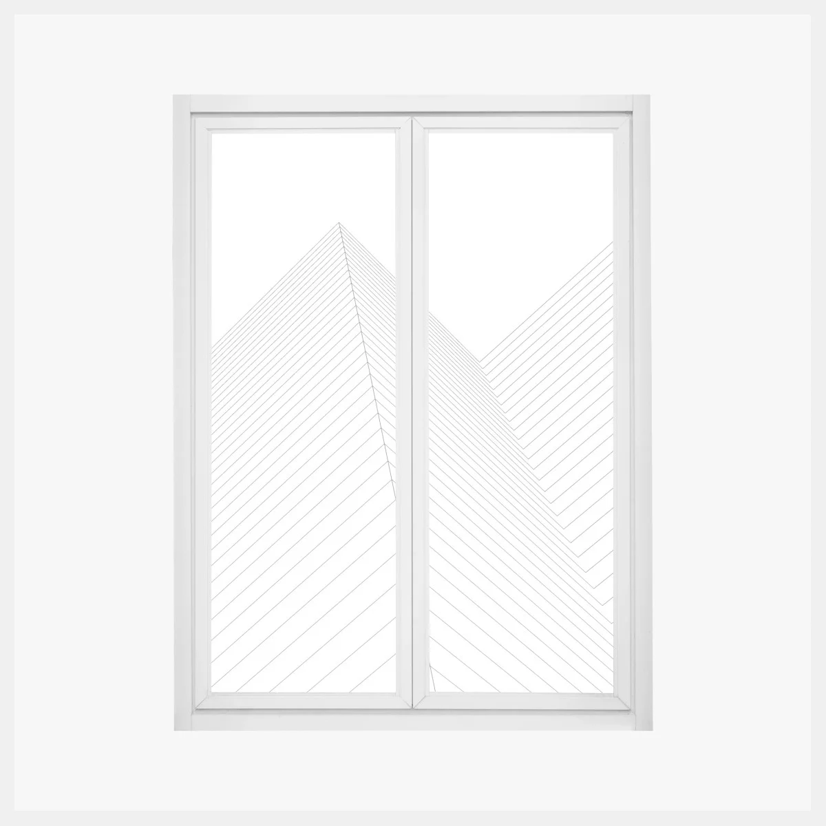 Pegatina para ventana composición geométrica de líneas minimalistas – Pixers® Pegatina para ventana composición geométrica de líneas minimalistas – Pixers®