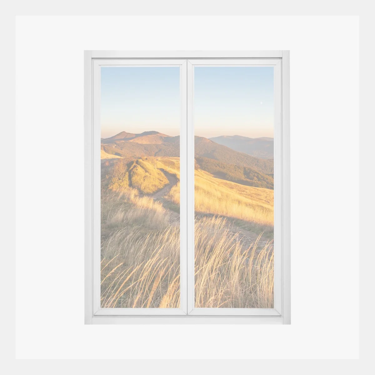 Pegatina para ventana luz dorada en la cresta montañosa – Pixers® Pegatina para ventana luz dorada en la cresta montañosa – Pixers®