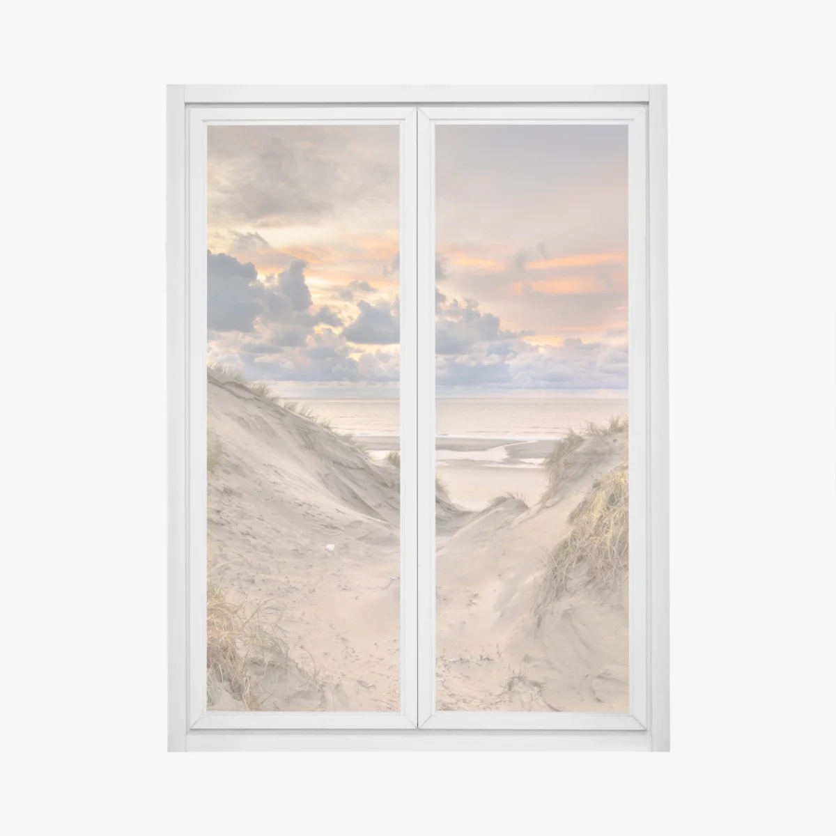 Pegatina para ventana puesta de sol sobre las dunas de Zeeland – Pixers® Pegatina para ventana puesta de sol sobre las dunas de Zeeland – Pixers®