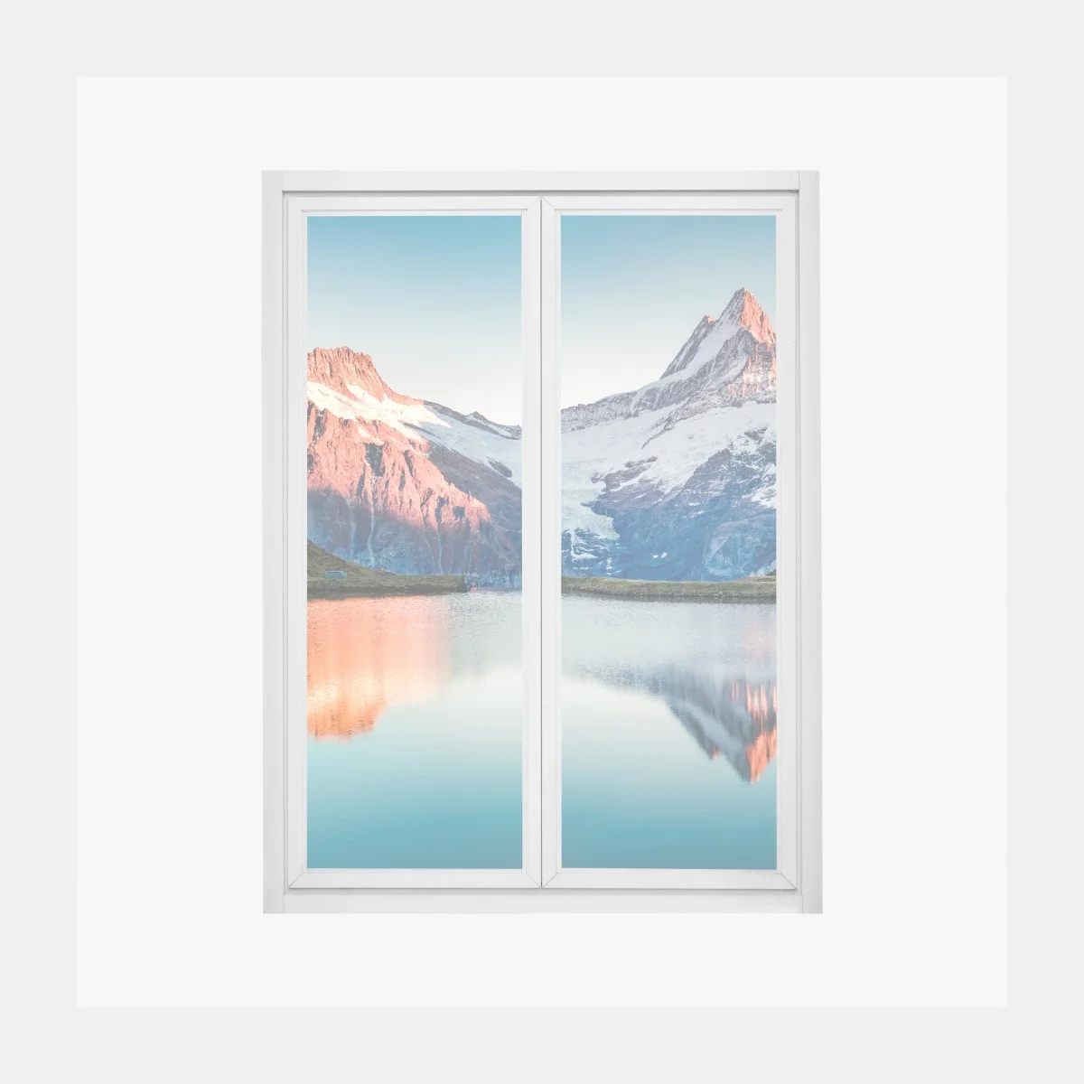 Pegatina para ventana puesta de sol sobre Bachalpsee, Suiza – Pixers® Pegatina para ventana puesta de sol sobre Bachalpsee, Suiza – Pixers®
