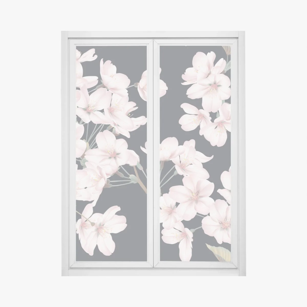 Pegatina para ventana flores de cerezo sobre fondo gris oscuro – Pixers® Pegatina para ventana flores de cerezo sobre fondo gris oscuro – Pixers®