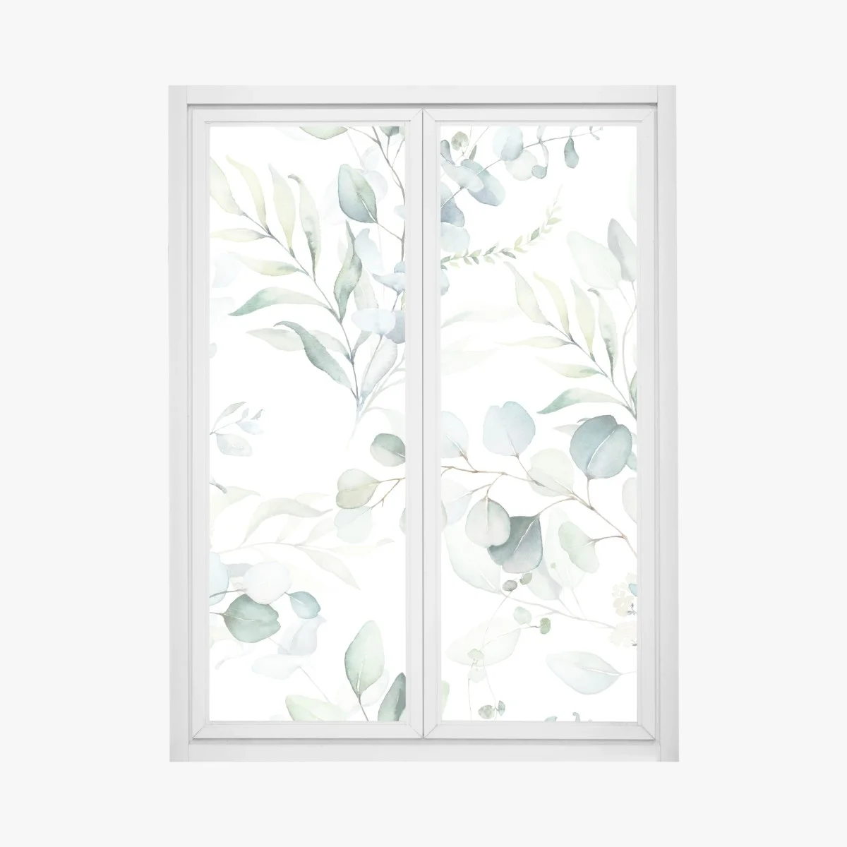 Pegatina para ventana ramaje de eucalipto en acuarela – Pixers® Pegatina para ventana ramaje de eucalipto en acuarela – Pixers®