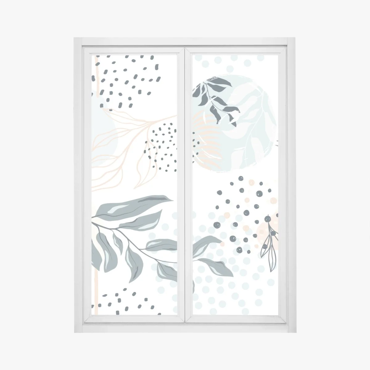 Pegatina para ventana diseño botánico en tonos pastel – Pixers® Pegatina para ventana diseño botánico en tonos pastel – Pixers®