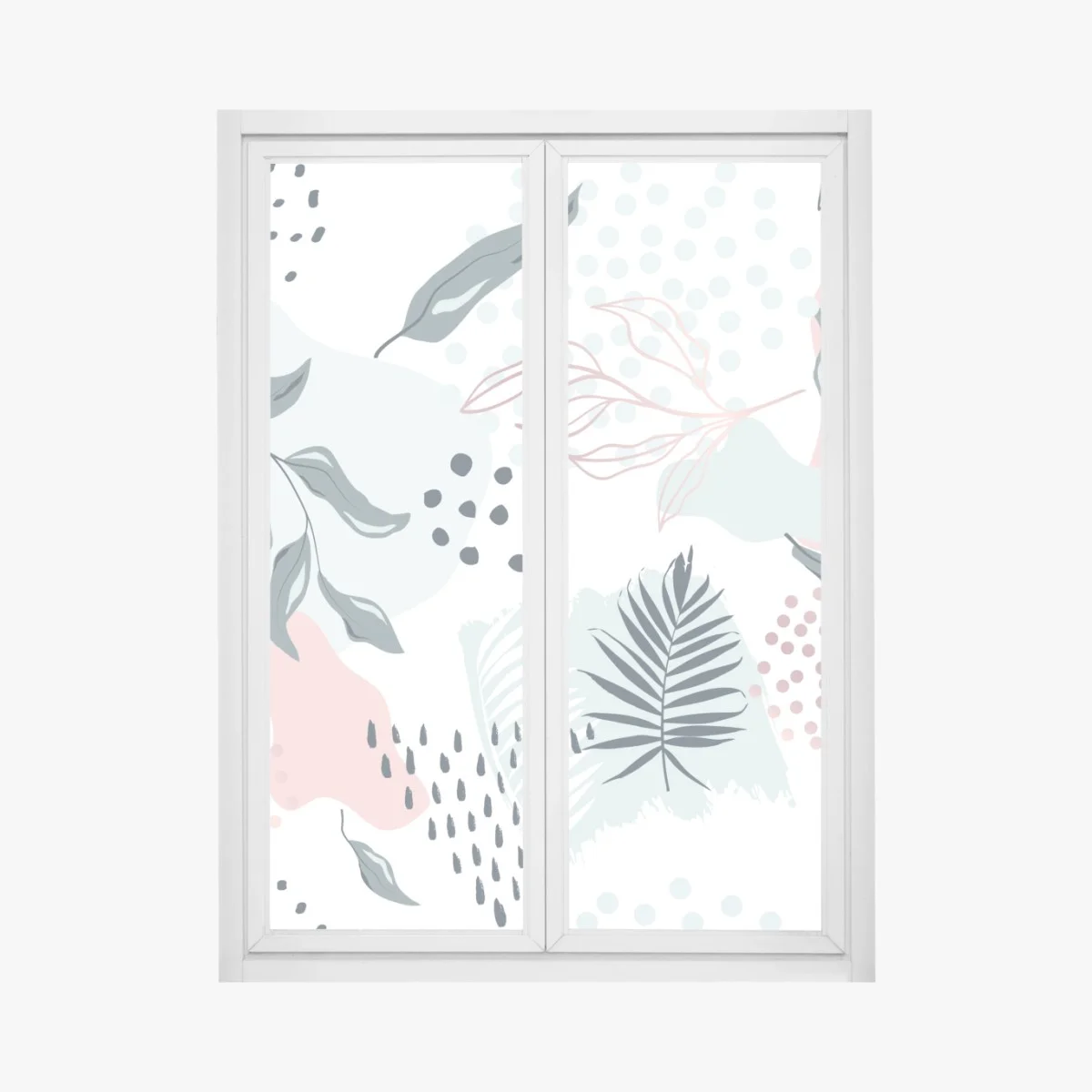 Pegatina para ventana arte botánico en tonos pastel – Pixers® Pegatina para ventana arte botánico en tonos pastel – Pixers®