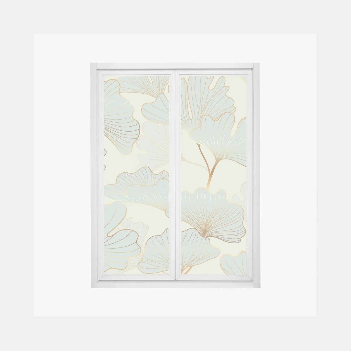 Pegatina para ventana patrón elegante de hojas de ginkgo doradas – Pixers® Pegatina para ventana patrón elegante de hojas de ginkgo doradas – Pixers®