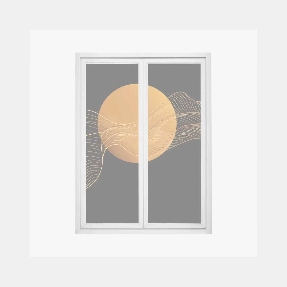Pegatina para ventana arte abstracto dorado sobre fondo oscuro – Pixers® Pegatina para ventana arte abstracto dorado sobre fondo oscuro – Pixers®