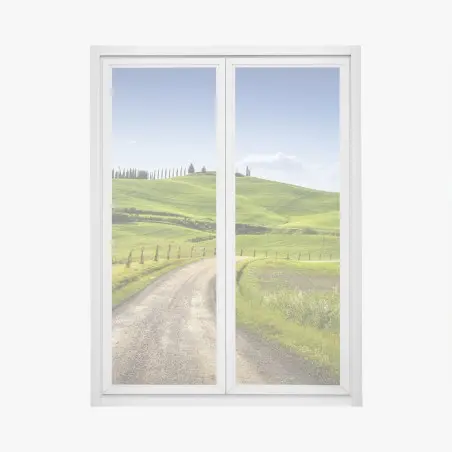 Pegatina para ventana camino rural en Monteroni d'Arbia, Toscana – Pixers®