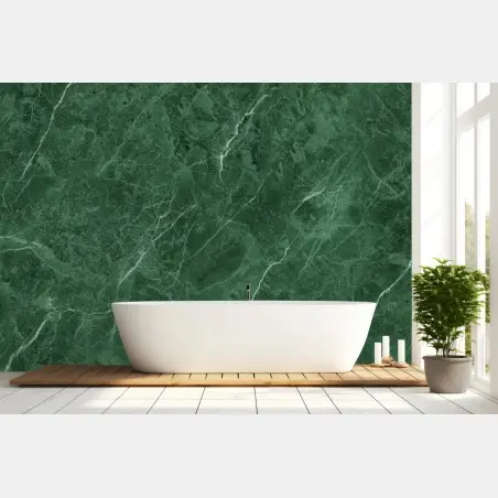 Fotomural mármol verde clásico con vetas blancas – Pixers®