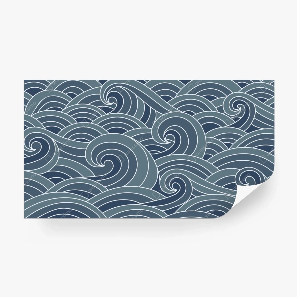 Fotomural patrón de olas marinas en tonos azules – Pixers® Fotomural patrón de olas marinas en tonos azules – Pixers®