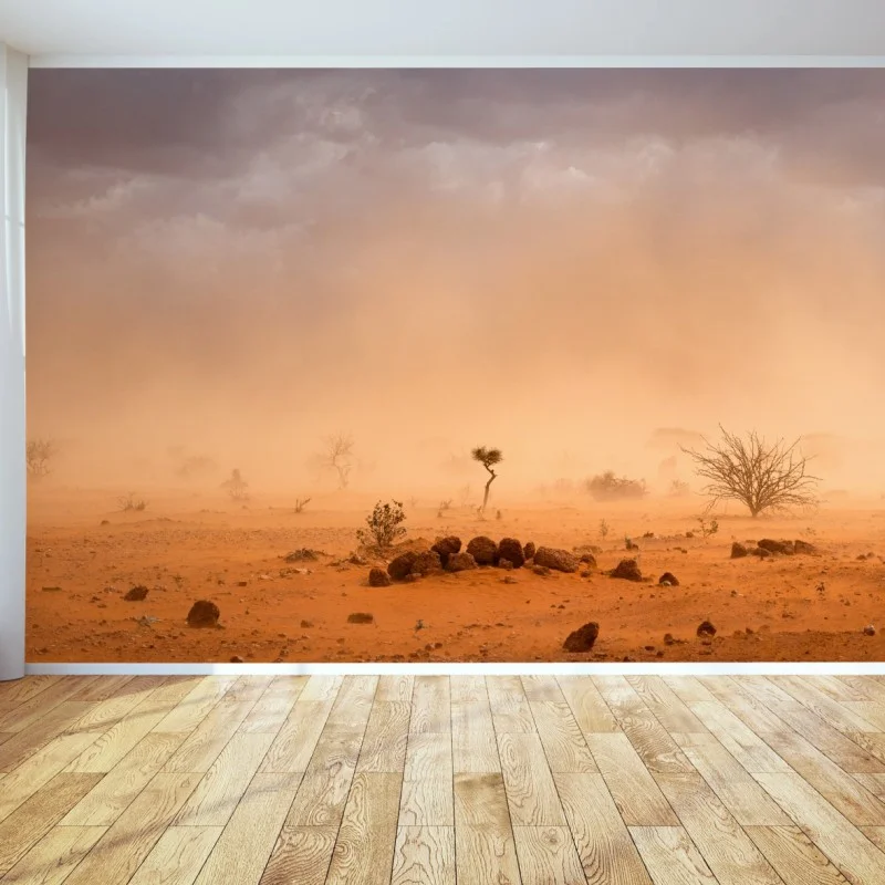 Fotomural tormenta de arena en Dollo Ado, Etiopía