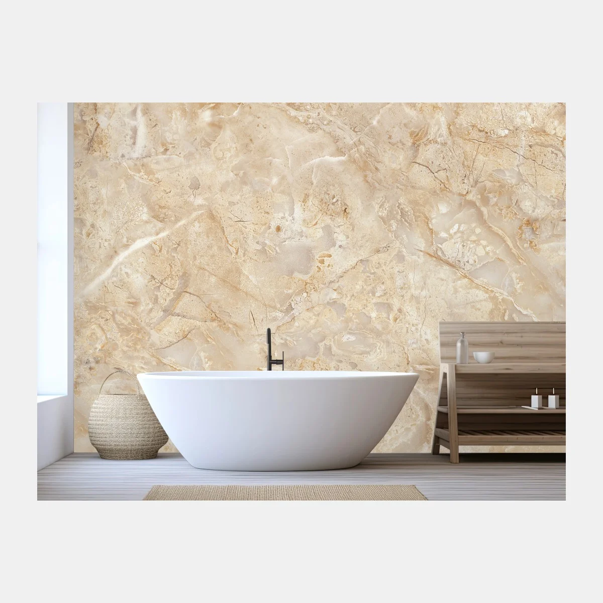 Fotomural mármol beige veteado para decoración de interiores – Pixers® Fotomural mármol beige veteado para decoración de interiores – Pixers®