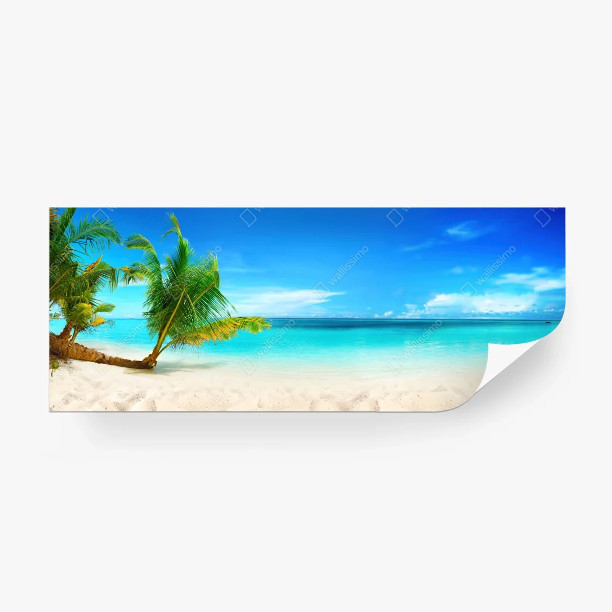 Fotomural paraíso tropical en la playa – Pixers®