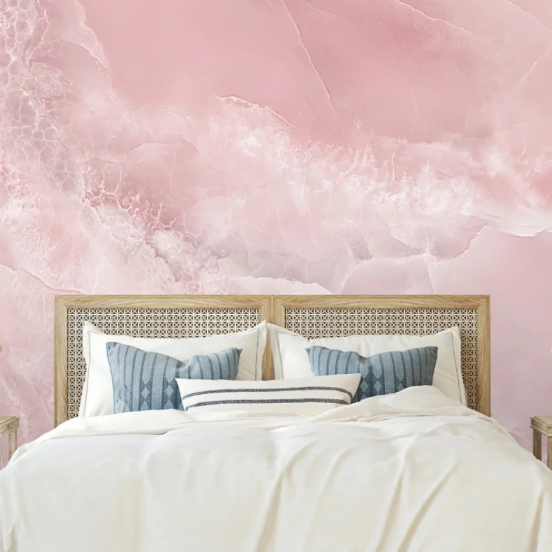 Fotomural mármol rosa etéreo para decoración