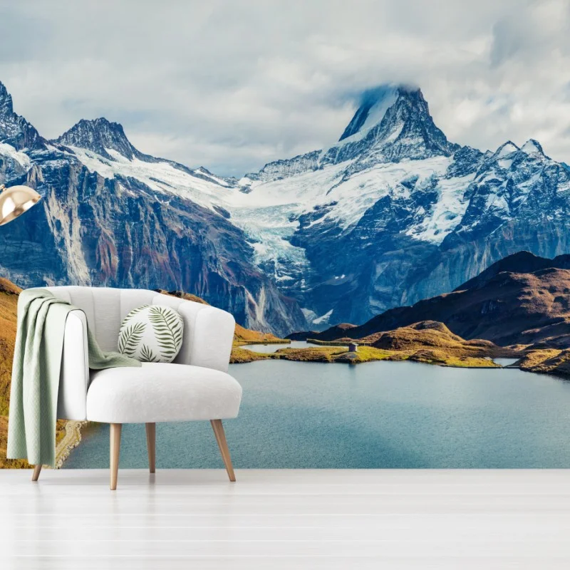 Fotomural amanecer en Bachalpsee, Suiza