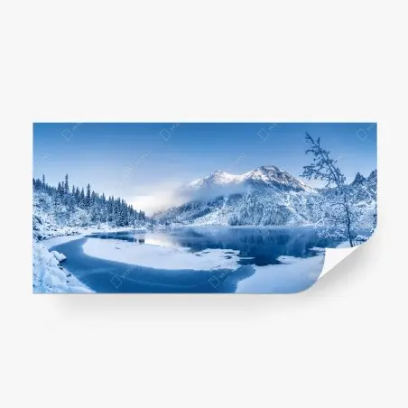 Fotomural serenidad invernal en los Alpes – Pixers®