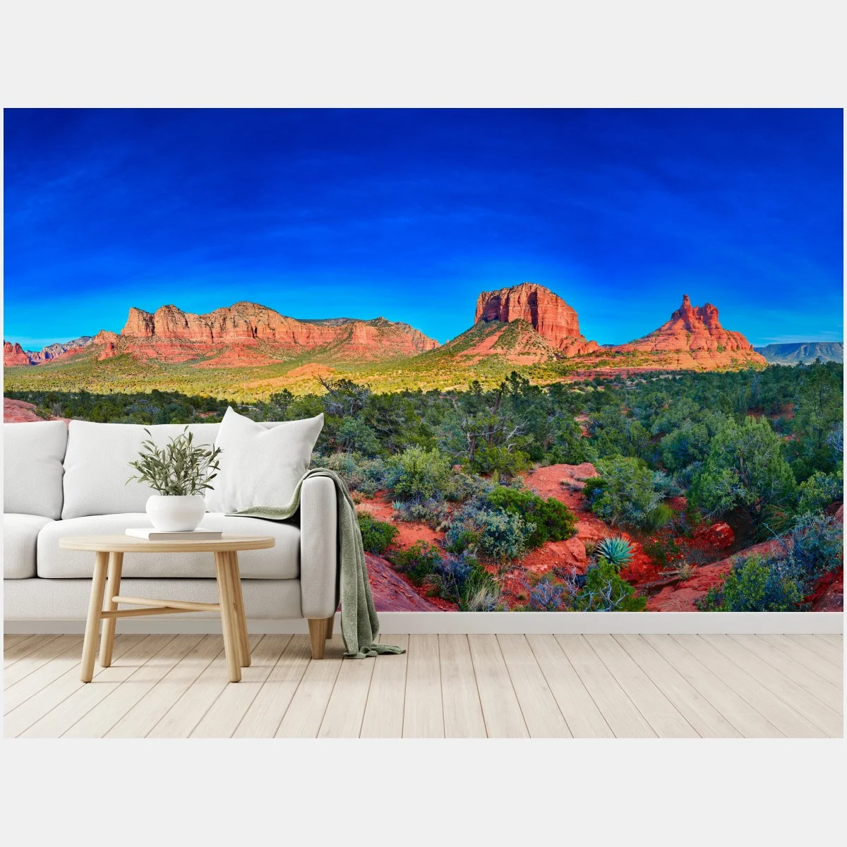 Fotomural panorama de Bell Rock y Courthouse Butte desde Yavapai Point, Arizona – Pixers® Fotomural panorama de Bell Rock y Courthouse Butte desde Yavapai Point, Arizona – Pixers®
