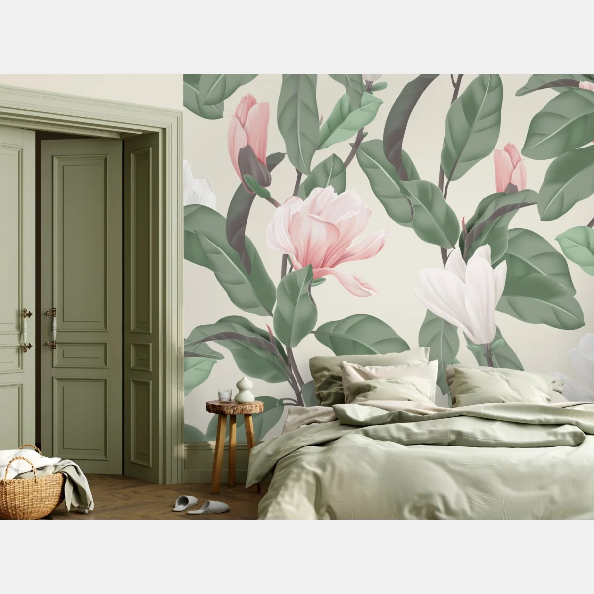 Fotomural patrón de magnolias en tonos pastel – Pixers® Fotomural patrón de magnolias en tonos pastel – Pixers®