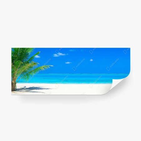 Fotomural escena de playa tropical en Maldivas – Pixers®
