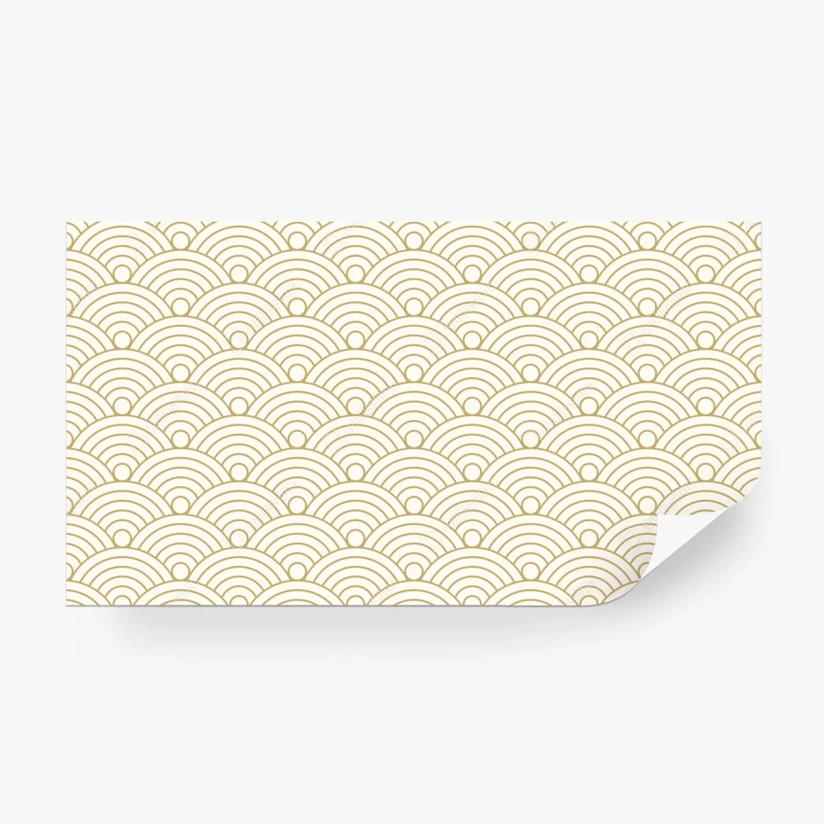 Fotomural patrón semicircular dorado minimalista – Pixers® Fotomural patrón semicircular dorado minimalista – Pixers®