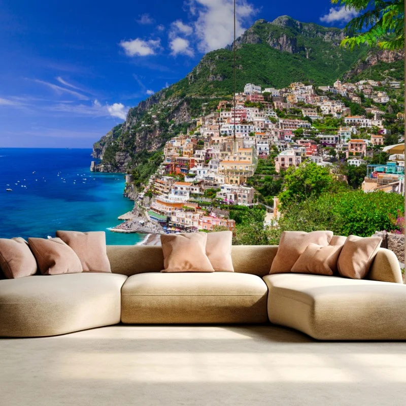 Fotomural paisaje costero de Positano