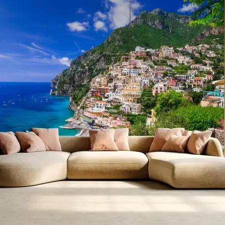 Fotomural paisaje costero de Positano