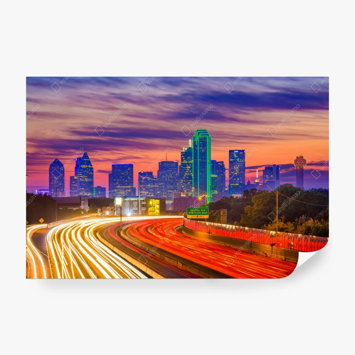 Fotomural atardecer vibrante sobre Dallas – Pixers® Fotomural atardecer vibrante sobre Dallas – Pixers®