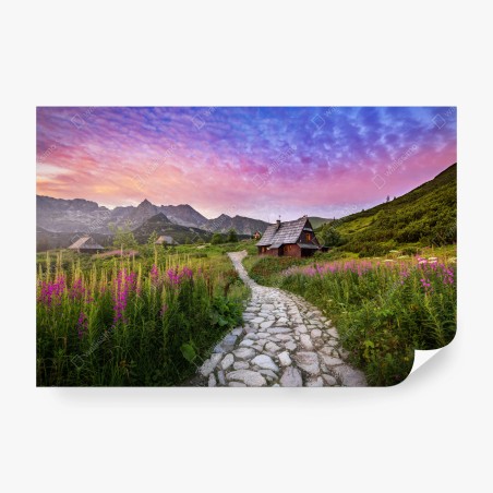 Fotomural amanecer sereno en Hala Gasienicowa, Tatras – Pixers®