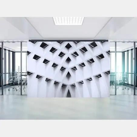 Fotomural arquitectura geométrica minimalista – Pixers®