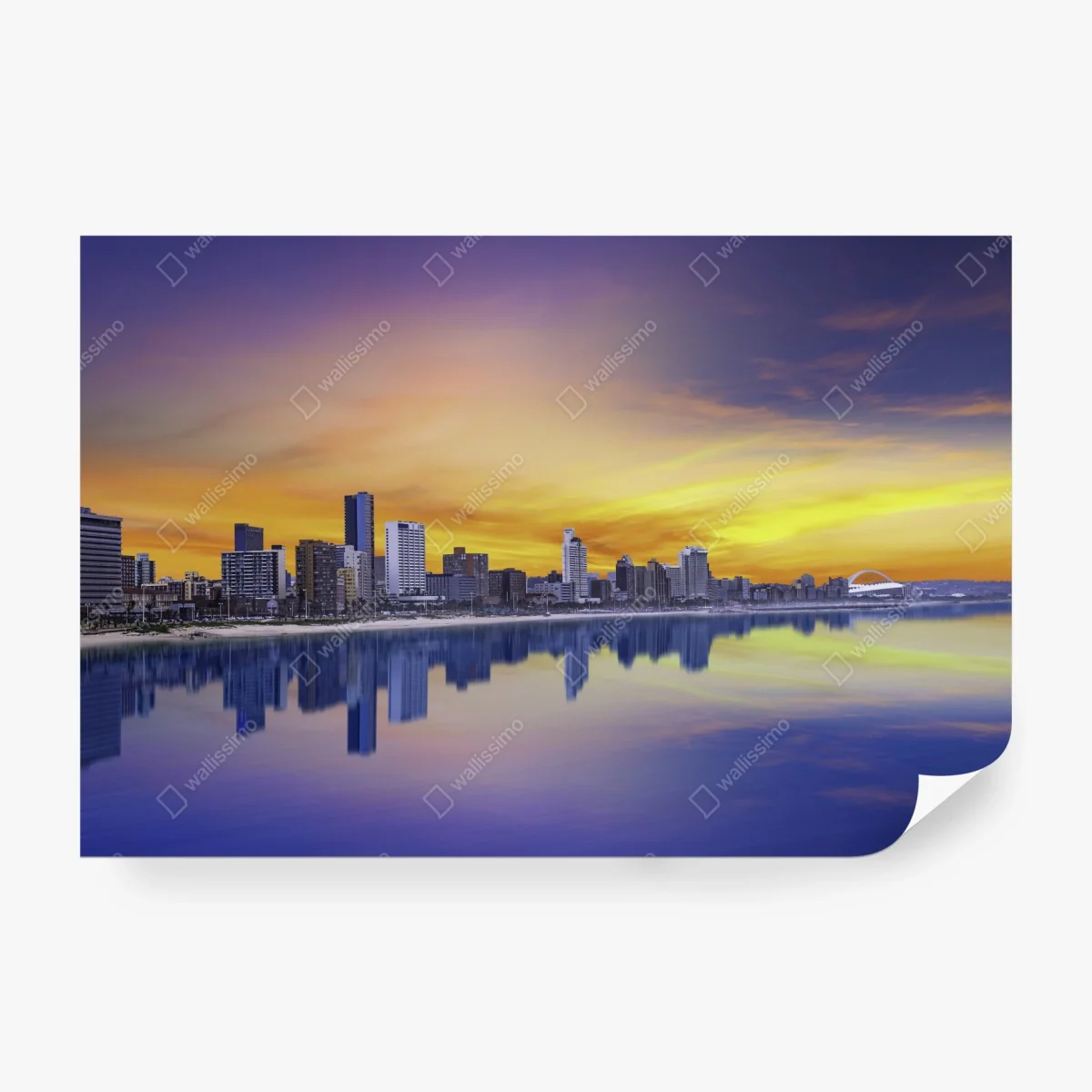 Fotomural crepúsculo en Durban: horizonte costero vibrante – Pixers® Fotomural crepúsculo en Durban: horizonte costero vibrante – Pixers®