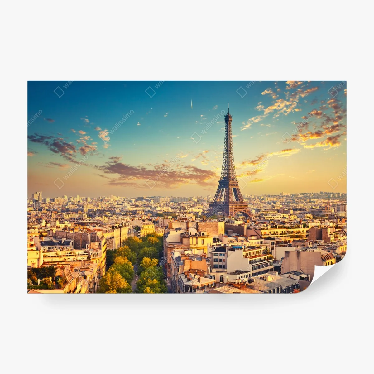 Fotomural amanecer dorado sobre la Torre Eiffel en París – Pixers® Fotomural amanecer dorado sobre la Torre Eiffel en París – Pixers®