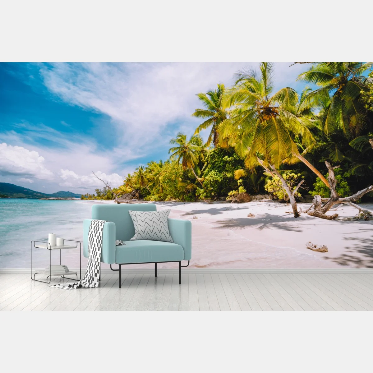 Fotomural playa tropical con palmeras y arena blanca – Pixers® Fotomural playa tropical con palmeras y arena blanca – Pixers®