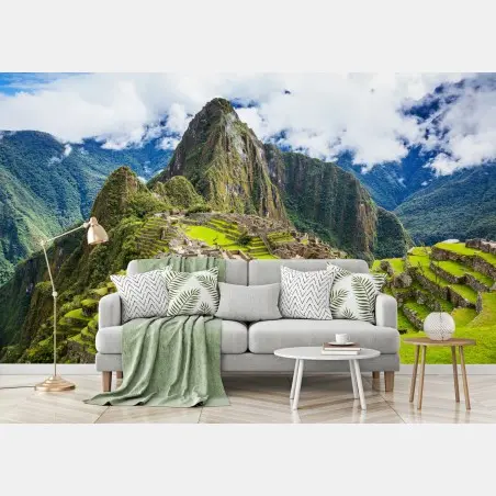 Fotomural vistas ancestrales de Machu Picchu – Pixers®