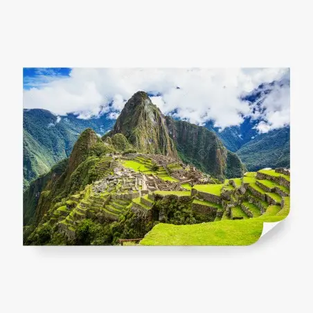 Fotomural vistas ancestrales de Machu Picchu – Pixers®