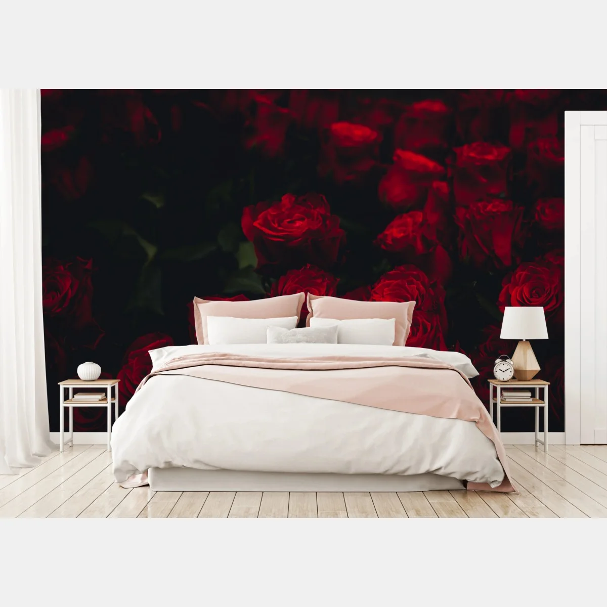 Fotomural ramillete de rosas rojas en penumbra – Pixers® Fotomural ramillete de rosas rojas en penumbra – Pixers®