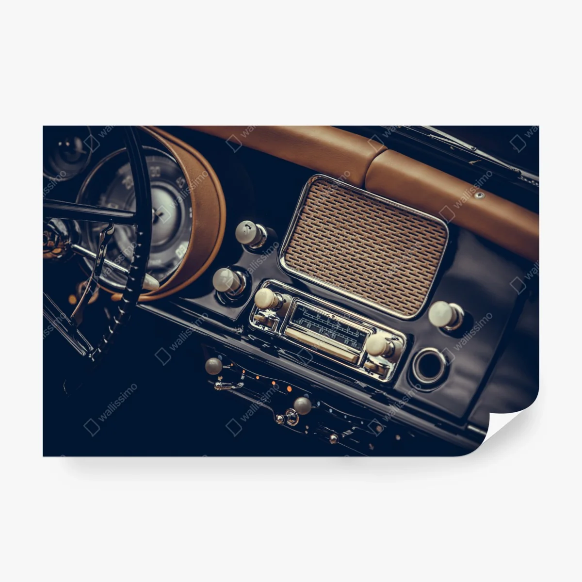 Fotomural radio clásica del tablero vintage – Pixers® Fotomural radio clásica del tablero vintage – Pixers®
