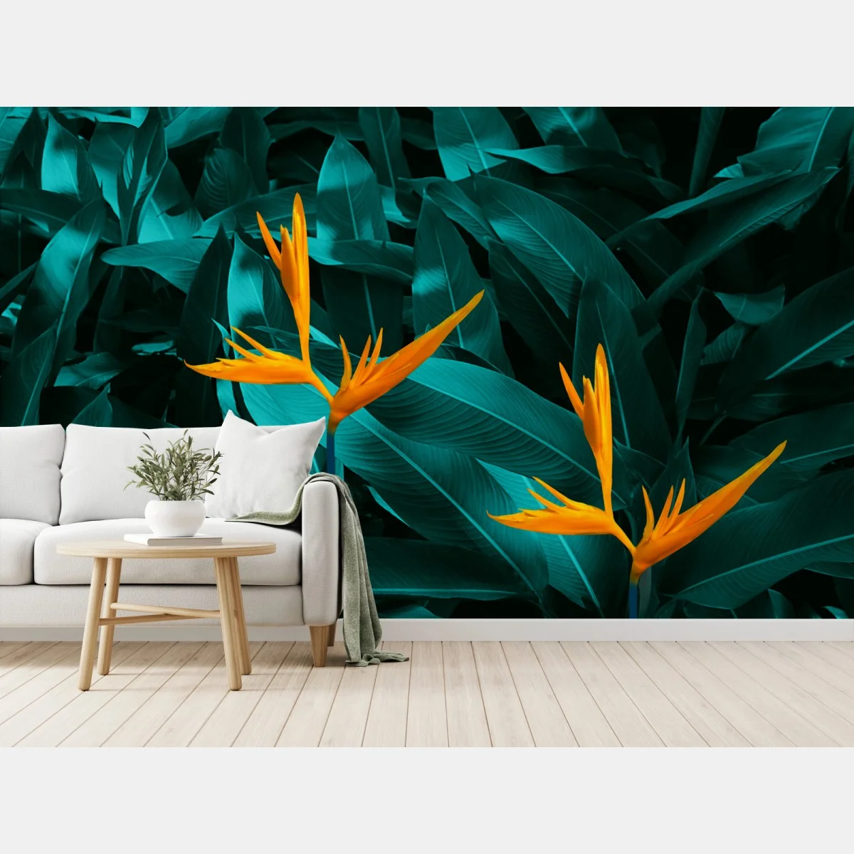 Fotomural flores tropicales ave del paraíso sobre follaje esmeralda – Pixers® Fotomural flores tropicales ave del paraíso sobre follaje esmeralda – Pixers®
