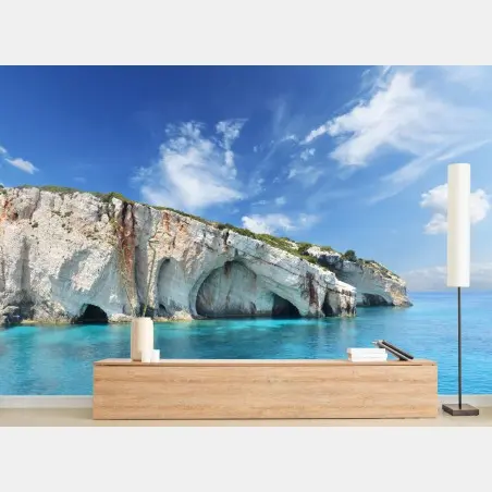 Fotomural cuevas azules de Zakynthos – Pixers®