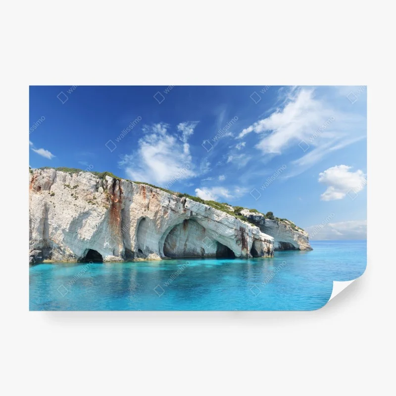 Fotomural cuevas azules de Zakynthos