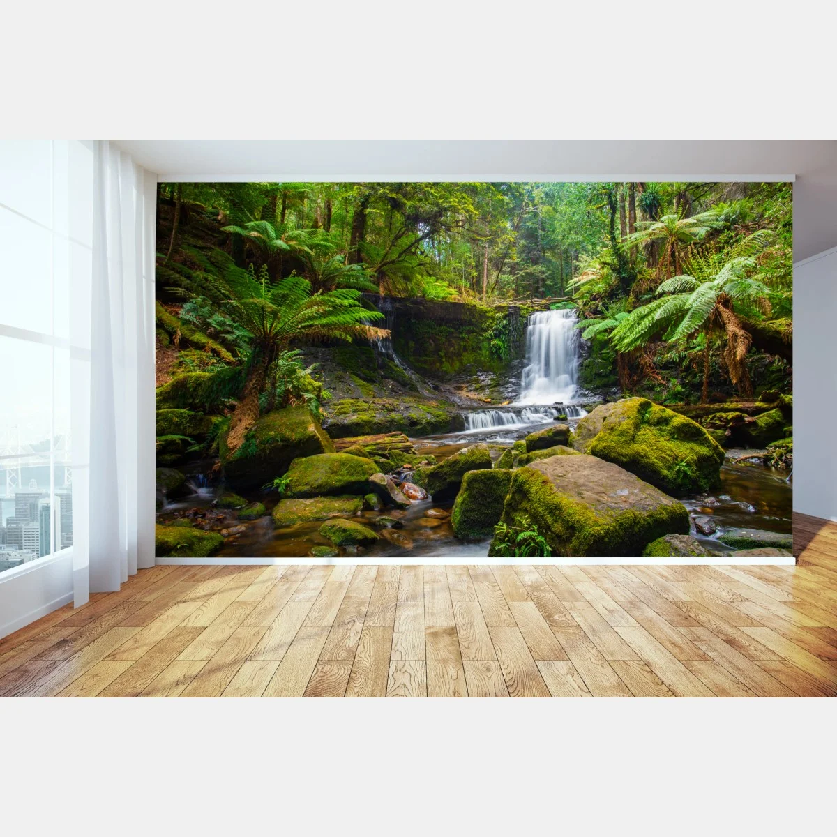 Fotomural refugio de musgo y cascadas en el bosque – Pixers® Fotomural refugio de musgo y cascadas en el bosque – Pixers®