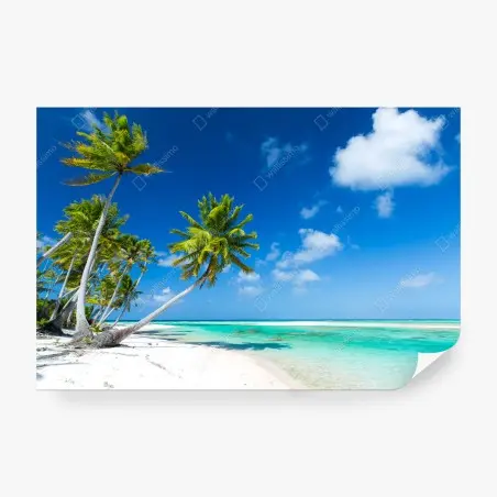 Fotomural paraíso tropical con palmeras – Pixers®