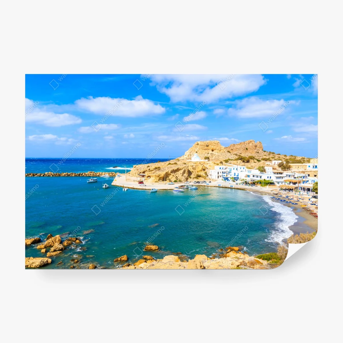 Fotomural vista costera de Finiki en Karpathos – Pixers® Fotomural vista costera de Finiki en Karpathos – Pixers®