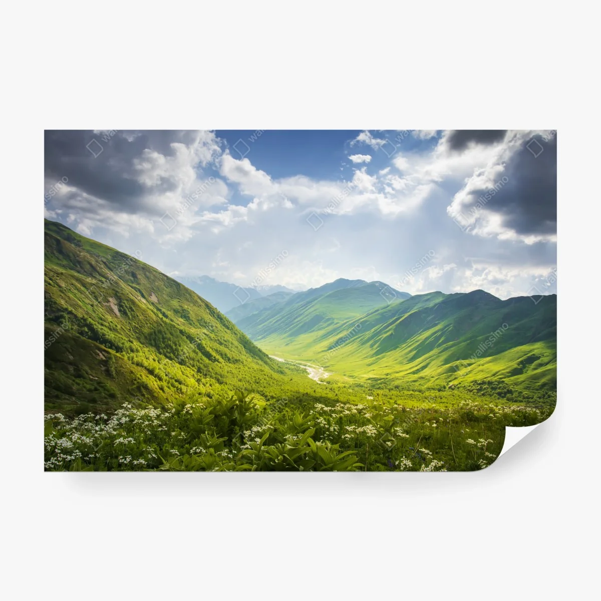 Fotomural amanecer en las montañas de Svaneti – Pixers® Fotomural amanecer en las montañas de Svaneti – Pixers®