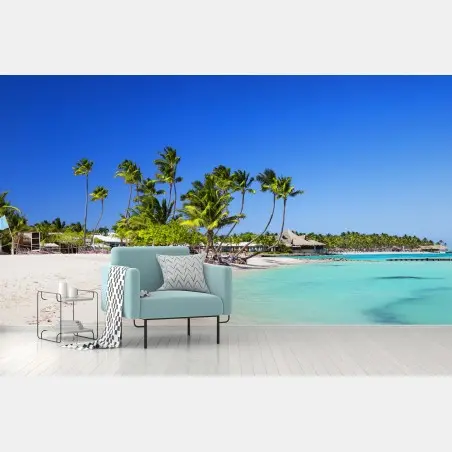 Fotomural playa tropical en Cap Cana – Pixers®