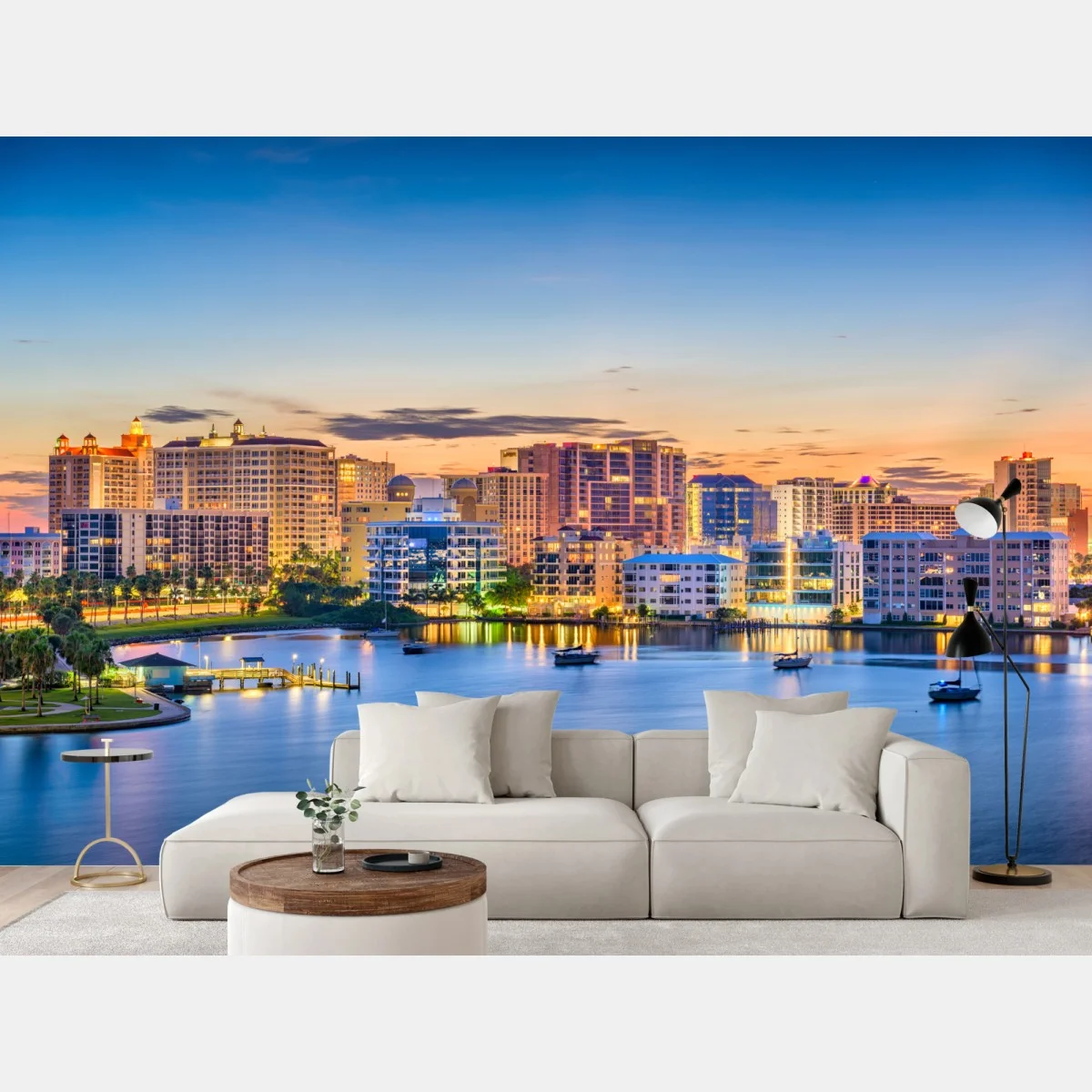 Fotomural amanecer sobre la bahía de Sarasota – Pixers® Fotomural amanecer sobre la bahía de Sarasota – Pixers®