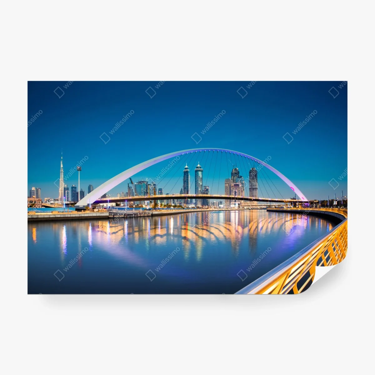 Fotomural atardecer en Dubai con puente de la tolerancia – Pixers® Fotomural atardecer en Dubai con puente de la tolerancia – Pixers®