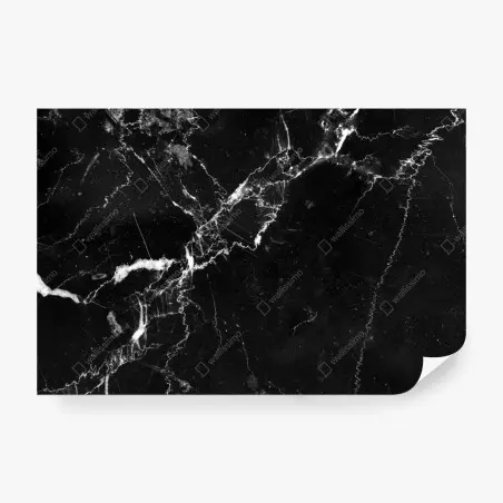 Fotomural textura de mármol negro con vetas blancas – Pixers®