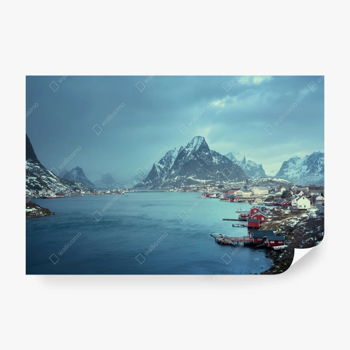 Fotomural serenidad ártica en Reine, Lofoten, Noruega – Pixers® Fotomural serenidad ártica en Reine, Lofoten, Noruega – Pixers®