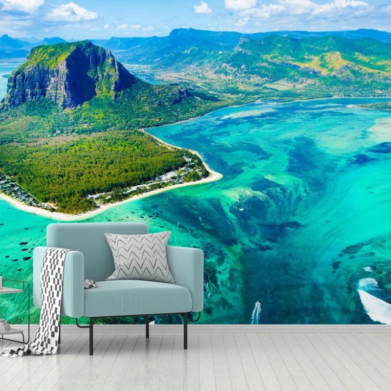 Fotomural paraíso coralino de Isla Mauricio