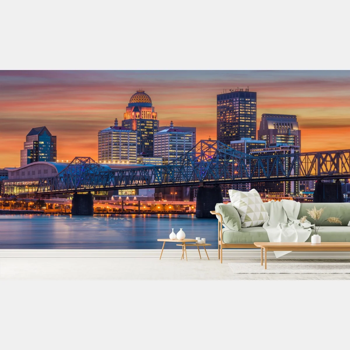 Fotomural amanecer sobre el skyline de Louisville – Pixers® Fotomural amanecer sobre el skyline de Louisville – Pixers®