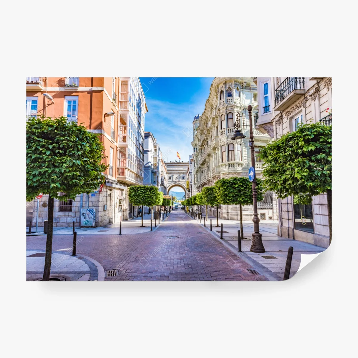 Fotomural paisaje urbano de Santander con arco hacia el mar – Pixers® Fotomural paisaje urbano de Santander con arco hacia el mar – Pixers®
